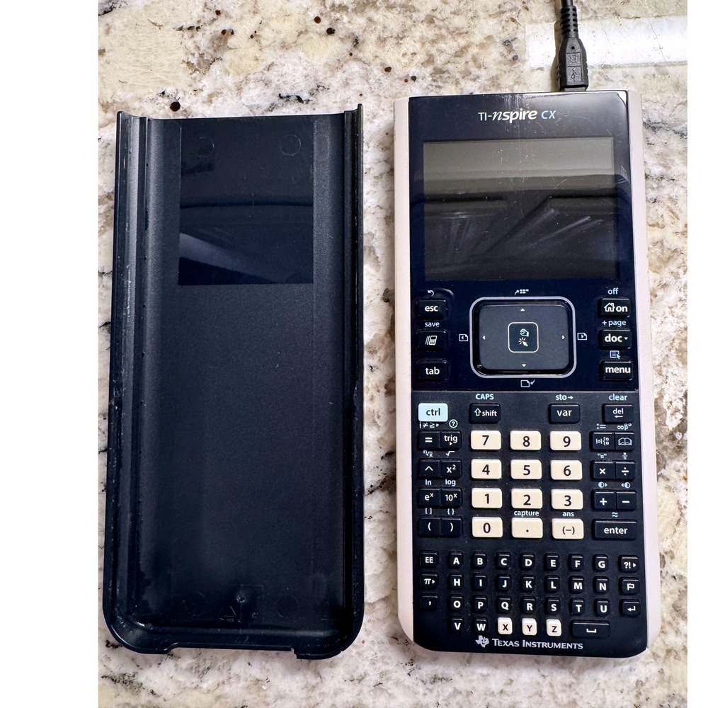 Texas Instruments TI-Nspire CX Graphing Calculator Tested Working with Case